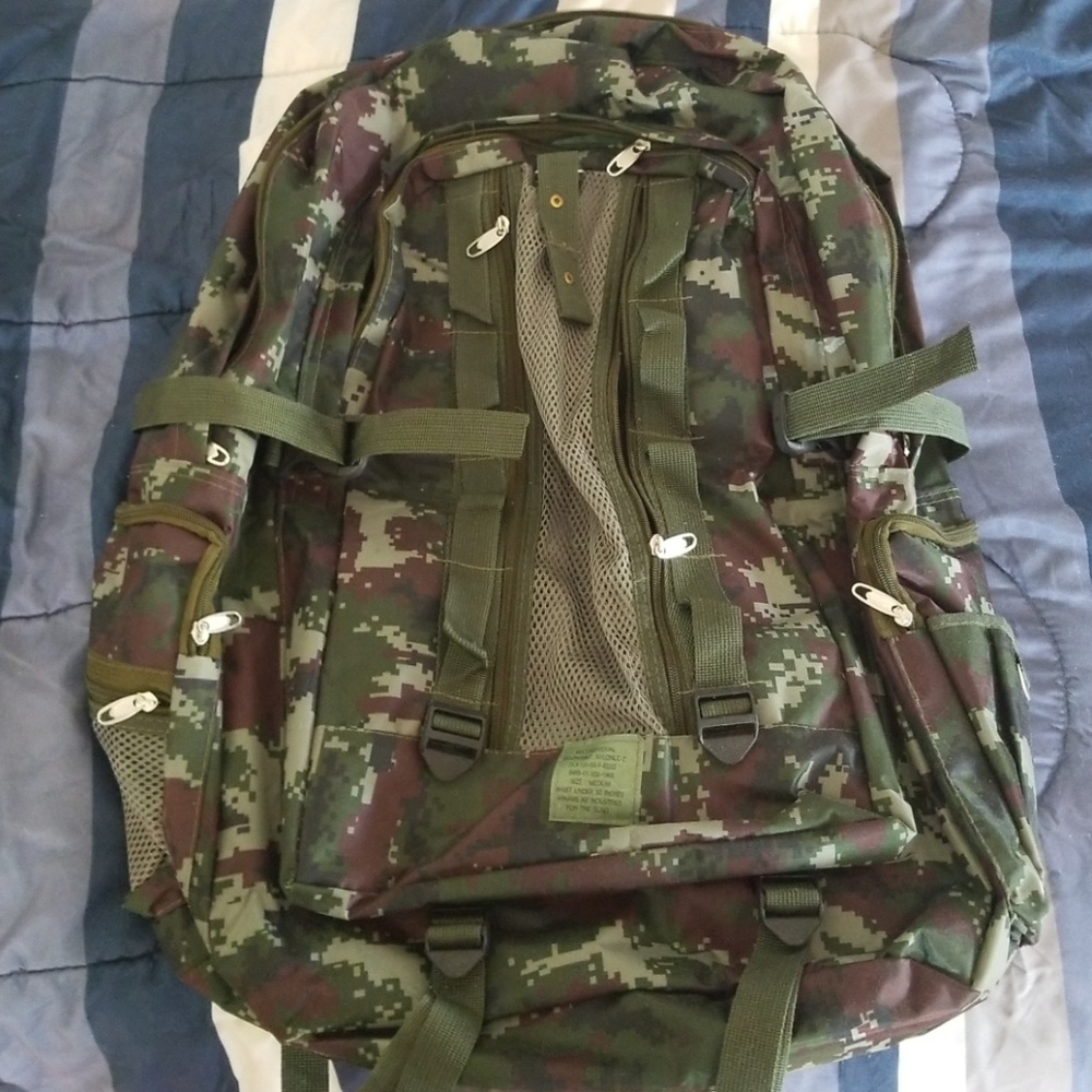 Large travel backpack
